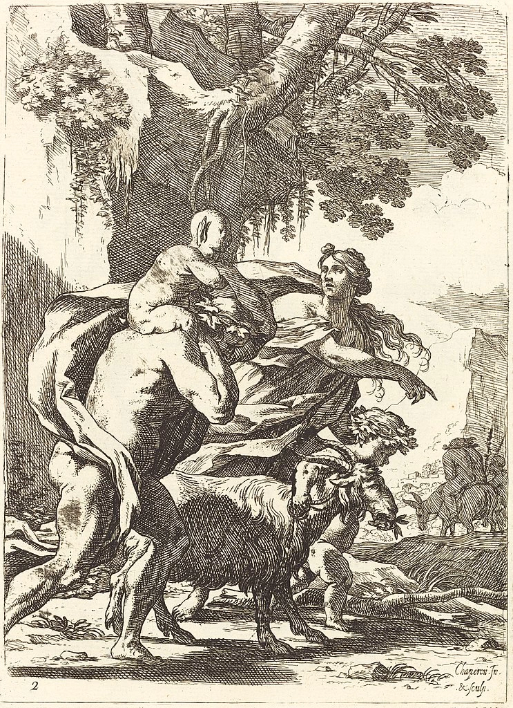 Fauno e Baccante con un bambino